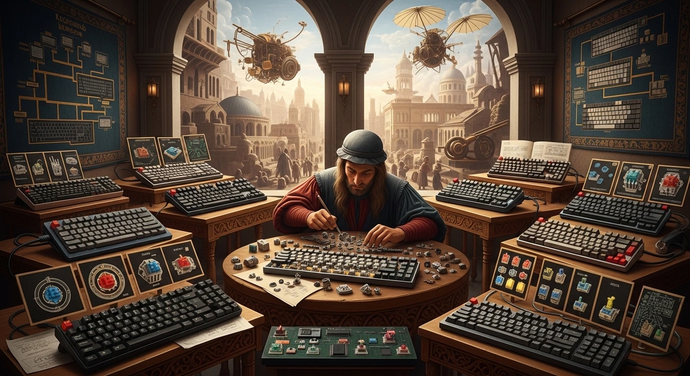 Modern Custom Mechanical Keyboard