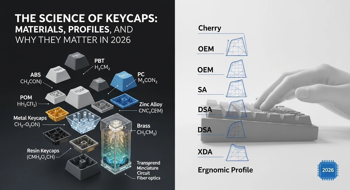 The Science of Keycaps 2026 - PBT vs ABS and Profiles