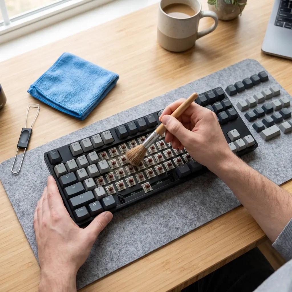Keyboard cleaning and maintenance