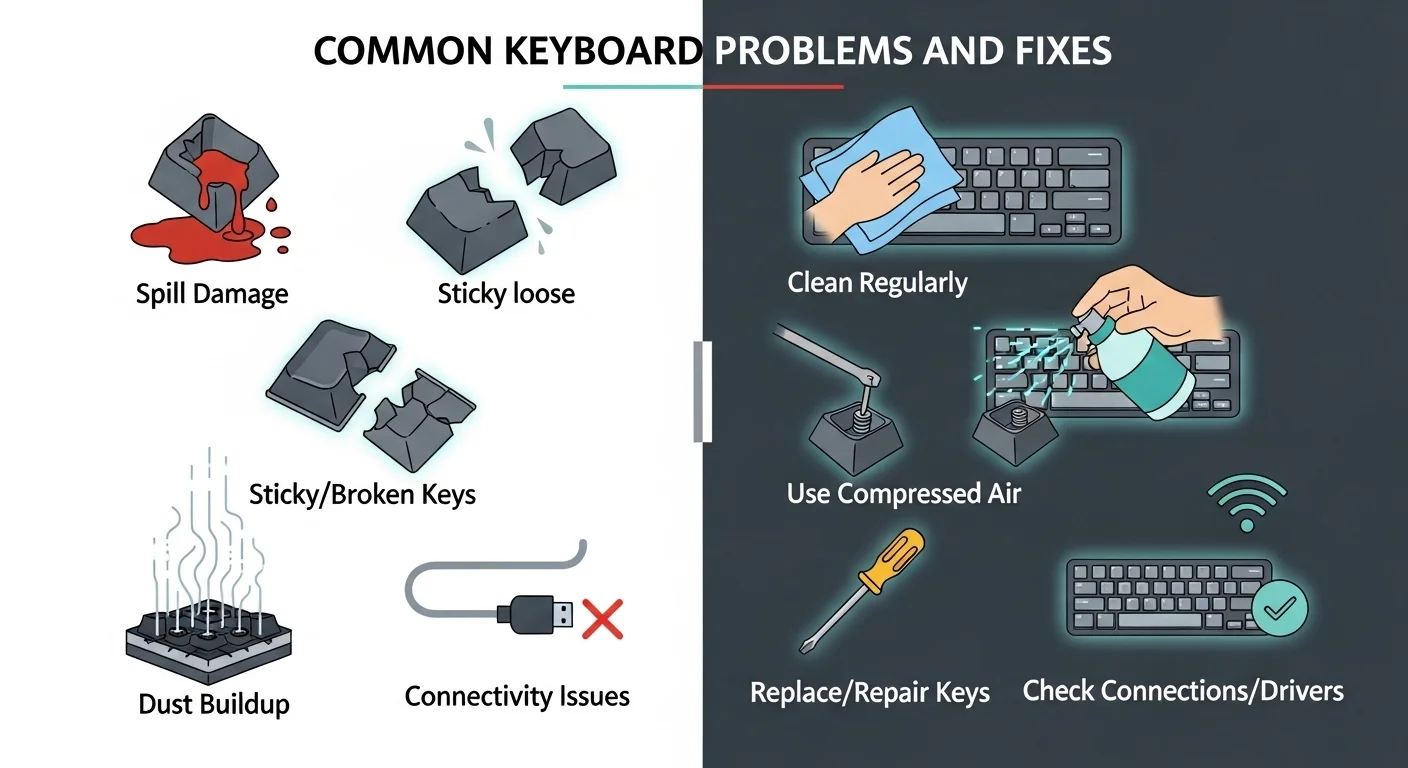 Fixing keyboard problems