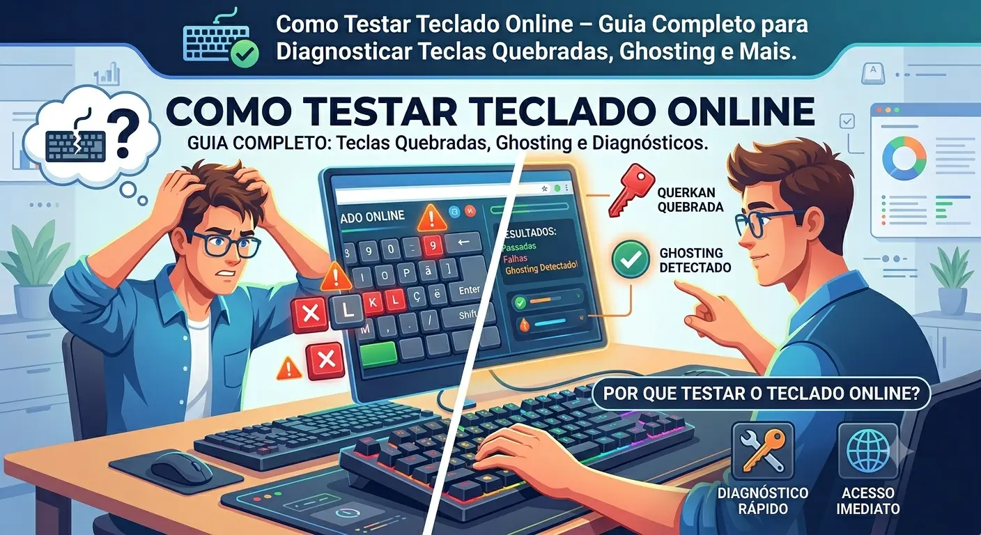 Como testar teclado online guia completo KeyTest.io